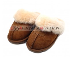 UGG SLIPPER COQUETTE CHESTNUT