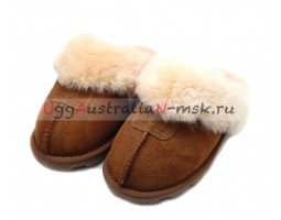 UGG SLIPPER COQUETTE CHESTNUT