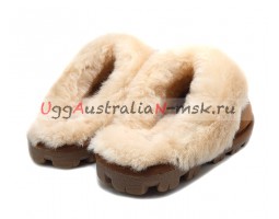 UGG SLIPPER COQUETTE CHESTNUT