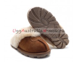 UGG SLIPPER COQUETTE CHESTNUT