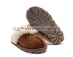 UGG SLIPPER COQUETTE CHESTNUT