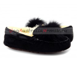 UGG DAKOTA POM POM BLACK