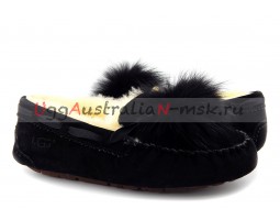 UGG DAKOTA POM POM BLACK