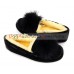 UGG DAKOTA POM POM BLACK