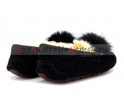 UGG DAKOTA POM POM BLACK