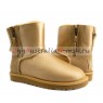 UGG MINI DOUBLE ZIP METALLIC GOLD