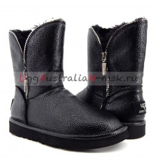 UGG & JIMMY CHOO GRANULAR SKIN BLACK