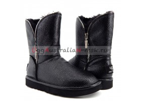 UGG & JIMMY CHOO GRANULAR SKIN BLACK