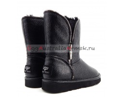 UGG & JIMMY CHOO GRANULAR SKIN BLACK