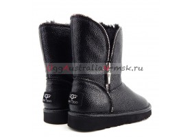 UGG & JIMMY CHOO GRANULAR SKIN BLACK