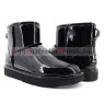 UGG & JIMMY CHOO MINI PATENT II BLACK