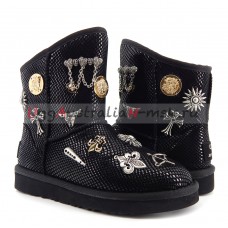 UGG & JIMMY CHOO MULTISIGN BLACK