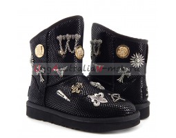 UGG & JIMMY CHOO MULTISIGN BLACK