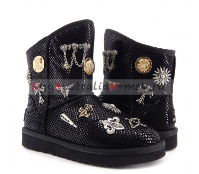 UGG & JIMMY CHOO MULTISIGN BLACK