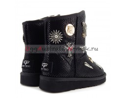 UGG & JIMMY CHOO MULTISIGN BLACK