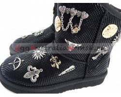 UGG & JIMMY CHOO MULTISIGN BLACK