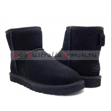 UGG CLASSIC MINI SNAKE II BLACK