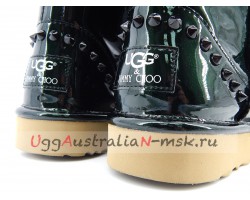 UGG & JIMMY CHOO MINI SPIKES GREEN