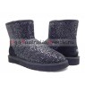 UGG CLASSIC MINI STARDUST BLACK