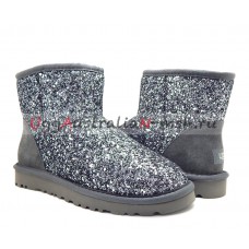 UGG CLASSIC MINI STARDUST GREY