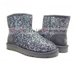 UGG CLASSIC MINI STARDUST GREY