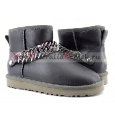 UGG WOMEN MINI ZANOTTI METALLIC GREY