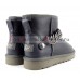 UGG WOMEN MINI ZANOTTI METALLIC GREY