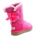 UGG BAILEY BOW DARK PINK