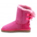 UGG BAILEY BOW DARK PINK