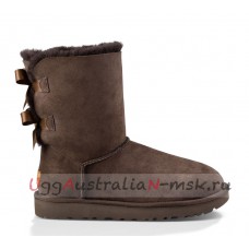 UGG BAILEY BOW II CHOCOLATE