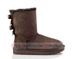 UGG BAILEY BOW II CHOCOLATE