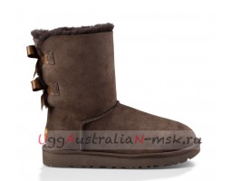 UGG BAILEY BOW II CHOCOLATE