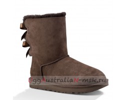 UGG BAILEY BOW II CHOCOLATE