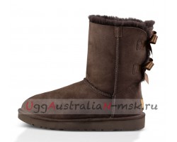 UGG BAILEY BOW II CHOCOLATE