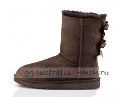 UGG BAILEY BOW II CHOCOLATE