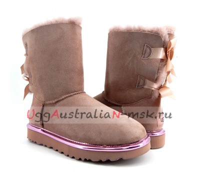 UGG BAILEY BOW II METALLIC DUSK