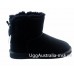 UGG BAILEY BOW MEDALLION BLACK