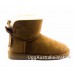 UGG BAILEY BOW MEDALLION CHESTNUT