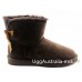 UGG BAILEY BOW MEDALLION CHOCOLATE