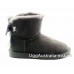 UGG BAILEY BOW MEDALLION GREY