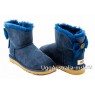 UGG BAILEY BOW MEDALLION NAVY