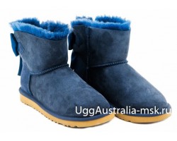 UGG BAILEY BOW MEDALLION NAVY