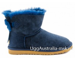 UGG BAILEY BOW MEDALLION NAVY