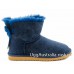 UGG BAILEY BOW MEDALLION NAVY