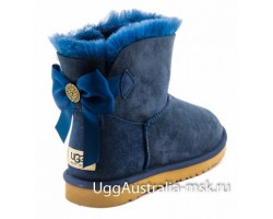 UGG BAILEY BOW MEDALLION NAVY