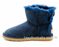 UGG BAILEY BOW MEDALLION NAVY