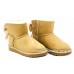 UGG BAILEY BOW MEDALLION SAND