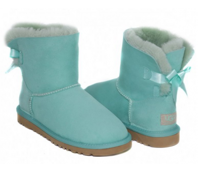 UGG BAILEY BOW MINI AQUAS