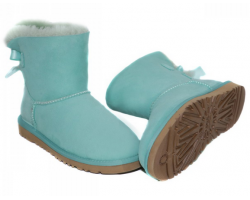 UGG BAILEY BOW MINI AQUAS