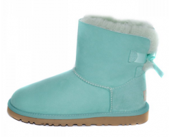 UGG BAILEY BOW MINI AQUAS